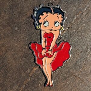 Vintage Collectable Betty Boop Pendant 2001 KFS/FS Hearst/FS Stamped